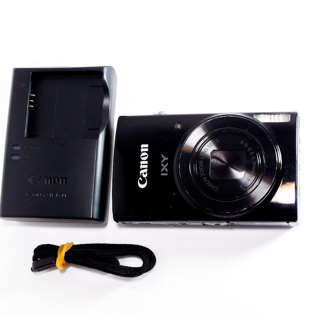 完動良品 キヤノン Canon IXY 210 ブラック 純正充電器バッテリー付