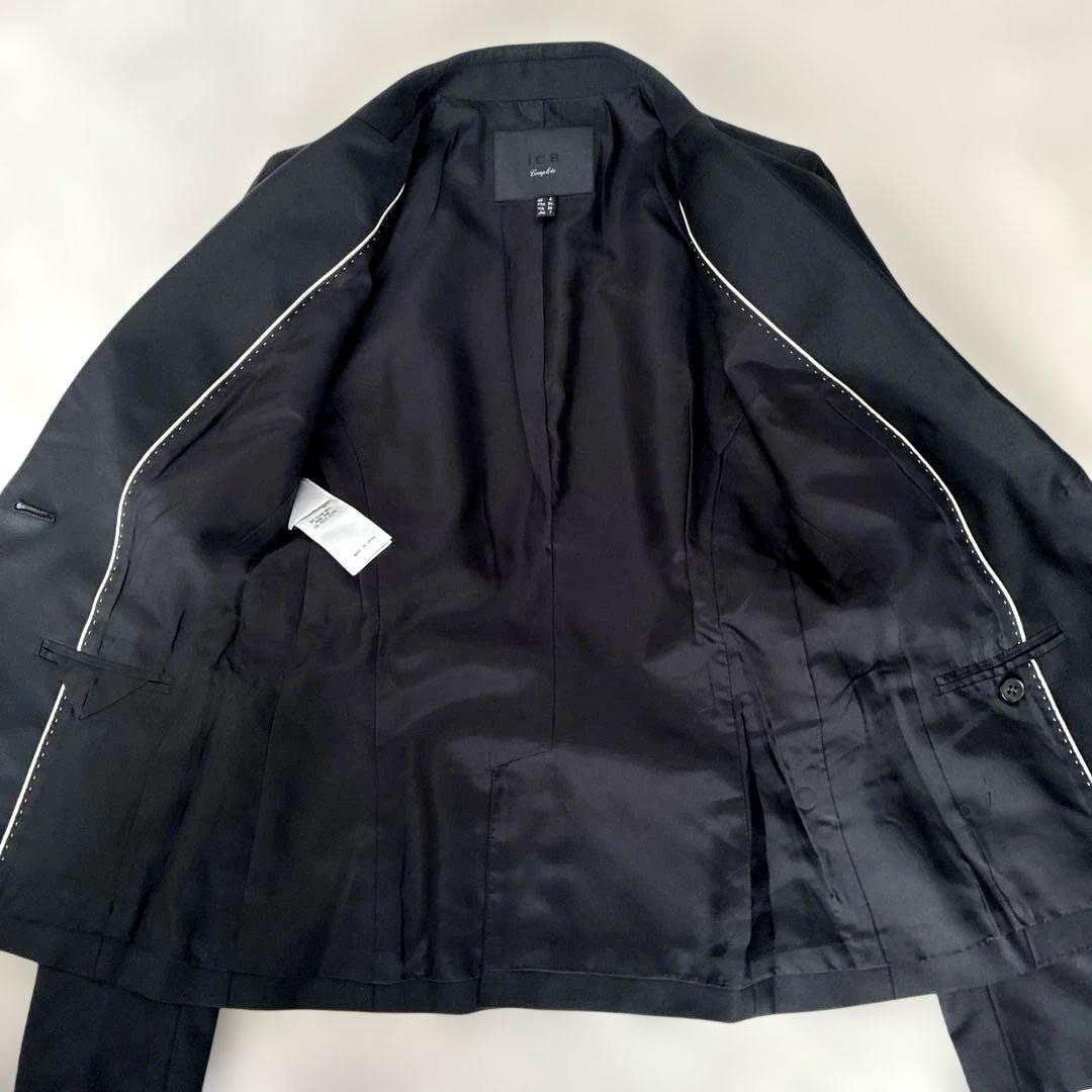 美品✨iCB complete【高級ライン】パンツスーツ セットアップ ブラック