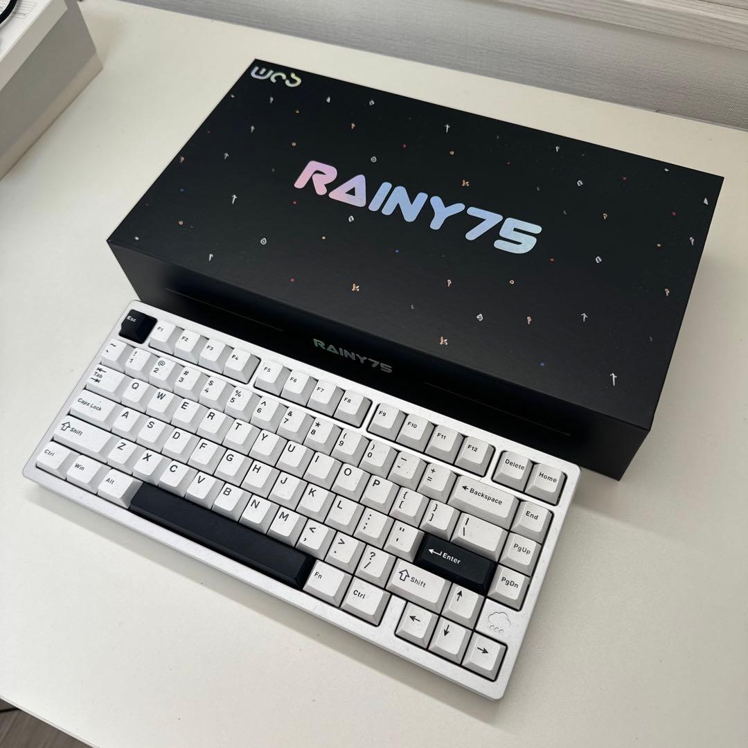 WOBKEY Rainy 75キーボード【Proモデル/シルバー】ほぼ新品同様