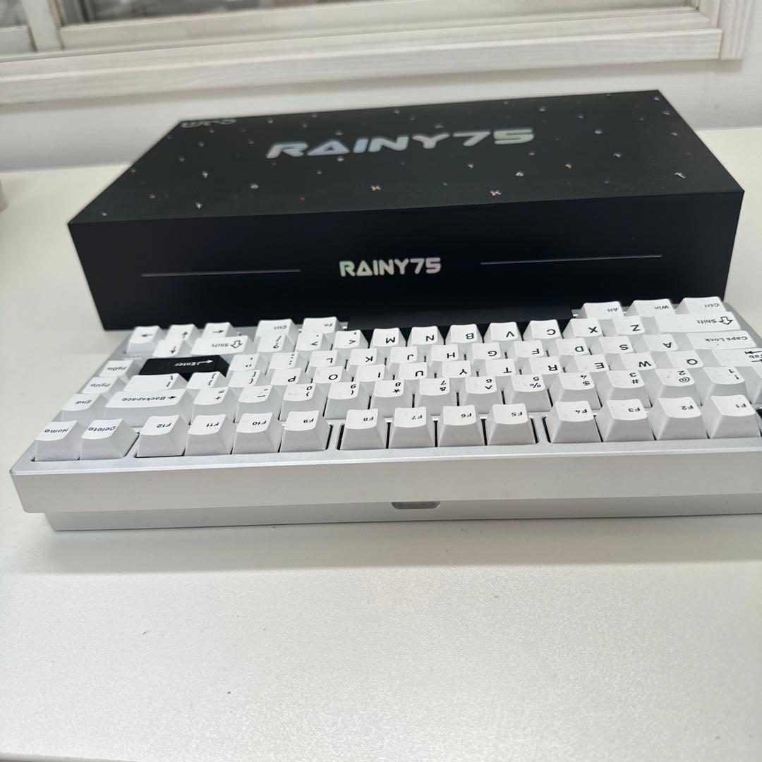 WOBKEY Rainy 75キーボード【Proモデル/シルバー】ほぼ新品同様