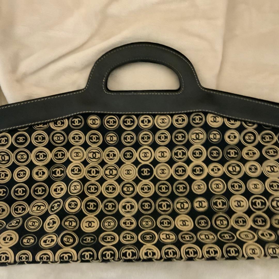 CHANEL❣️レアシャネルココマーク総柄バンドバック