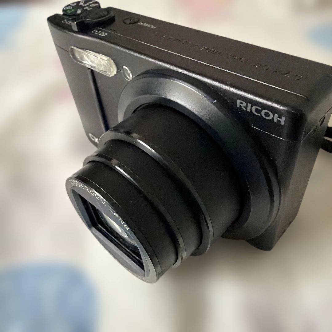 RICOH リコー CX4 コンパクトデジタルカメラ デジカメ ブラック 動作品