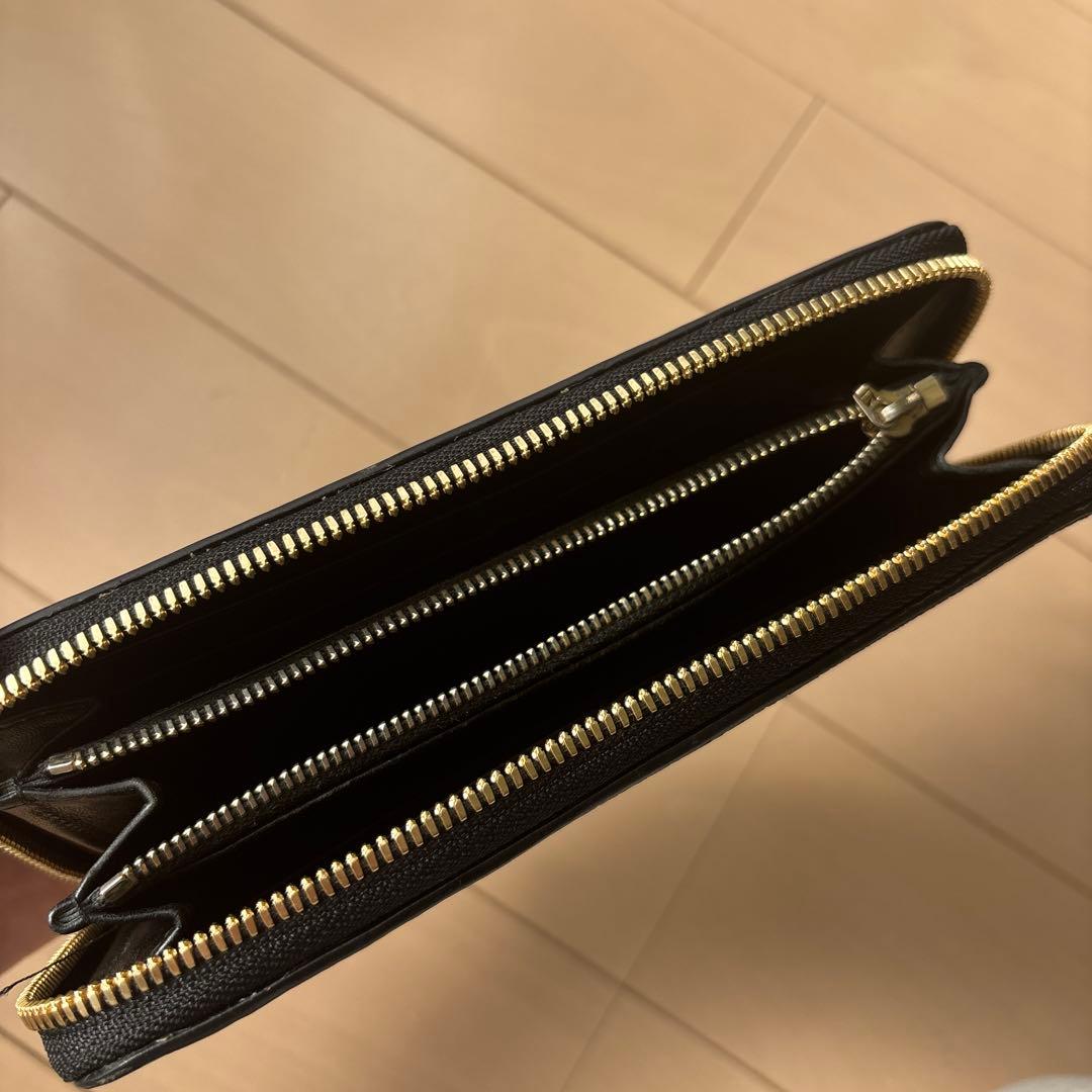 【Muta/美品】エイ革 長財布 黒
