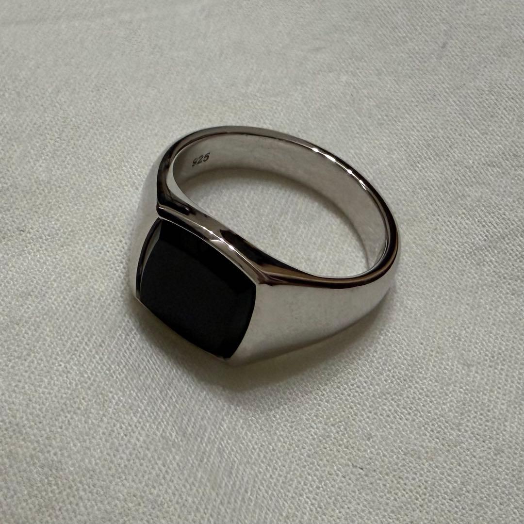 TOMWOOD Kay Ring Polished Onyx (15-16号)