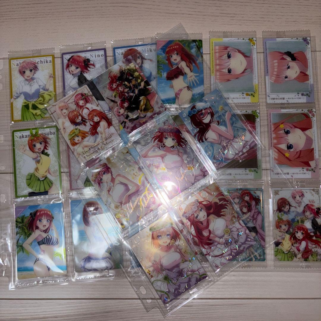最終限定セール　五等分の花嫁　ウエハースカードまとめ売り　値下げ不可