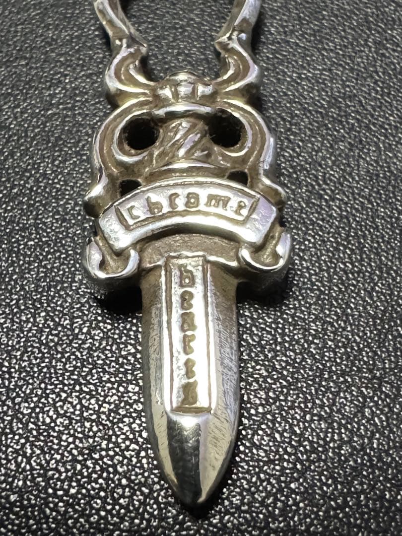 【美品】クロムハーツ 5ダガー ジップ チャーム