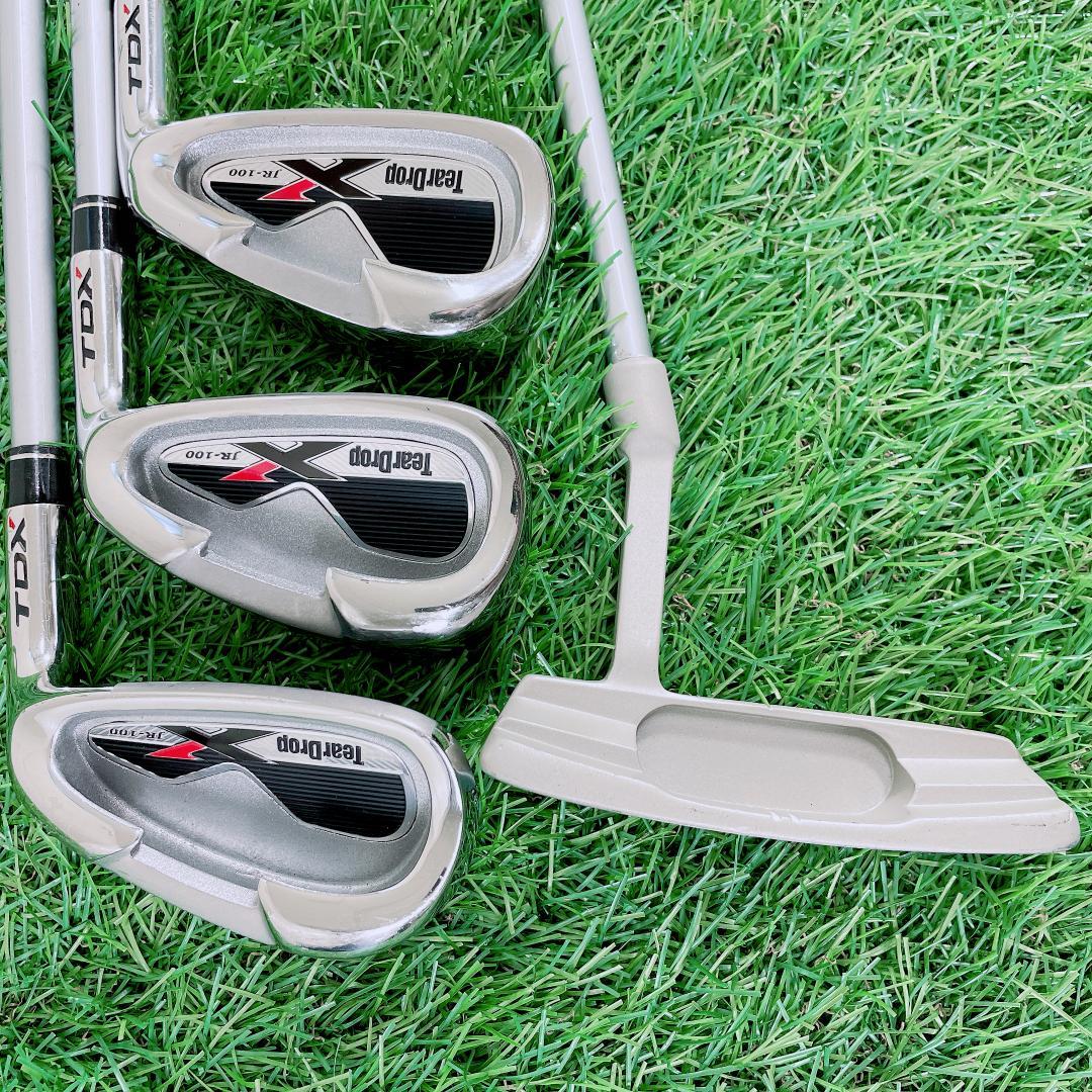 TearDrop TDX ジュニア ゴルフクラブ セット 5本　N2173