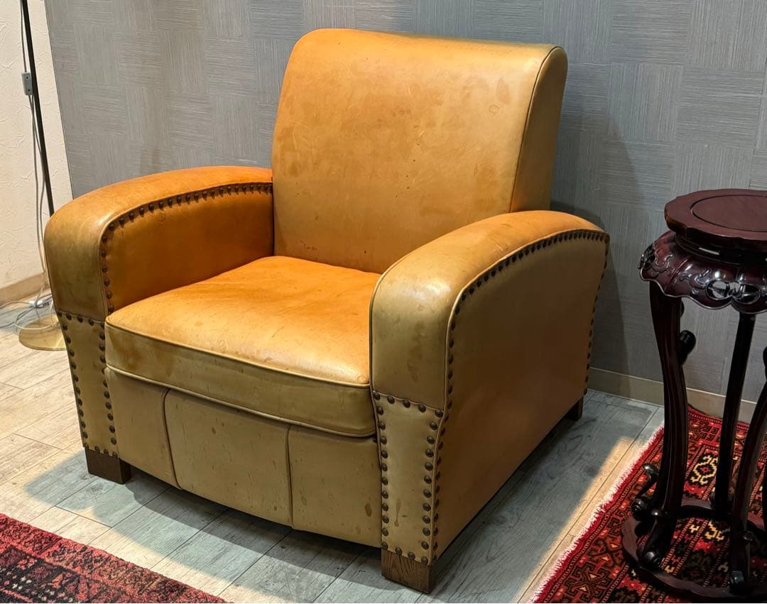 【超人気＆希少】TRUCK FURNITURE 本革ソファ【重厚ヴィンテージ】