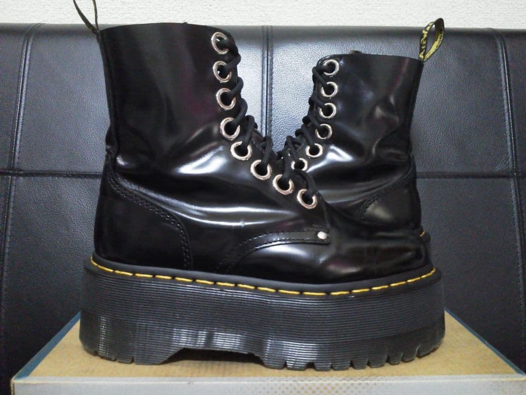 Dr.Martens JADON MAX UK3 黒 厚底 8ホール