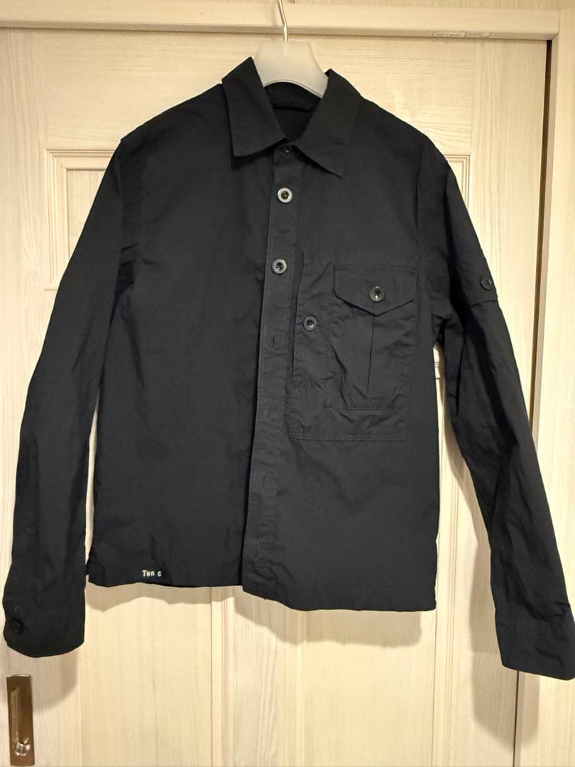 Ten c × DENHAM CPOシャツジャケット 黒 サイズ50/L