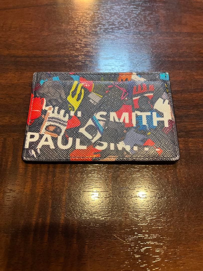 ポールスミス　Paul Smith パスケース　サイクルグローブ柄