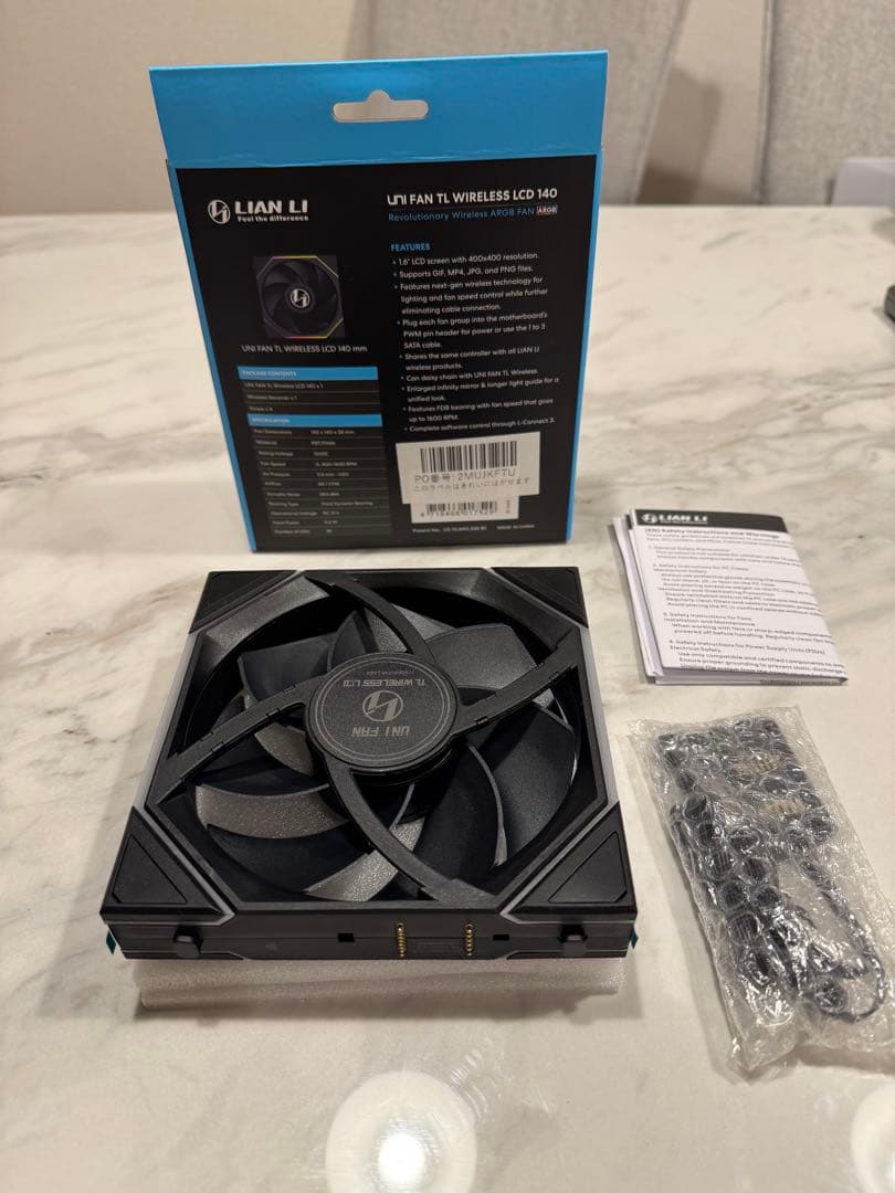 PC用ファン・クーラー Lian Li TL WIRELESS LCD140+ L-Wireless