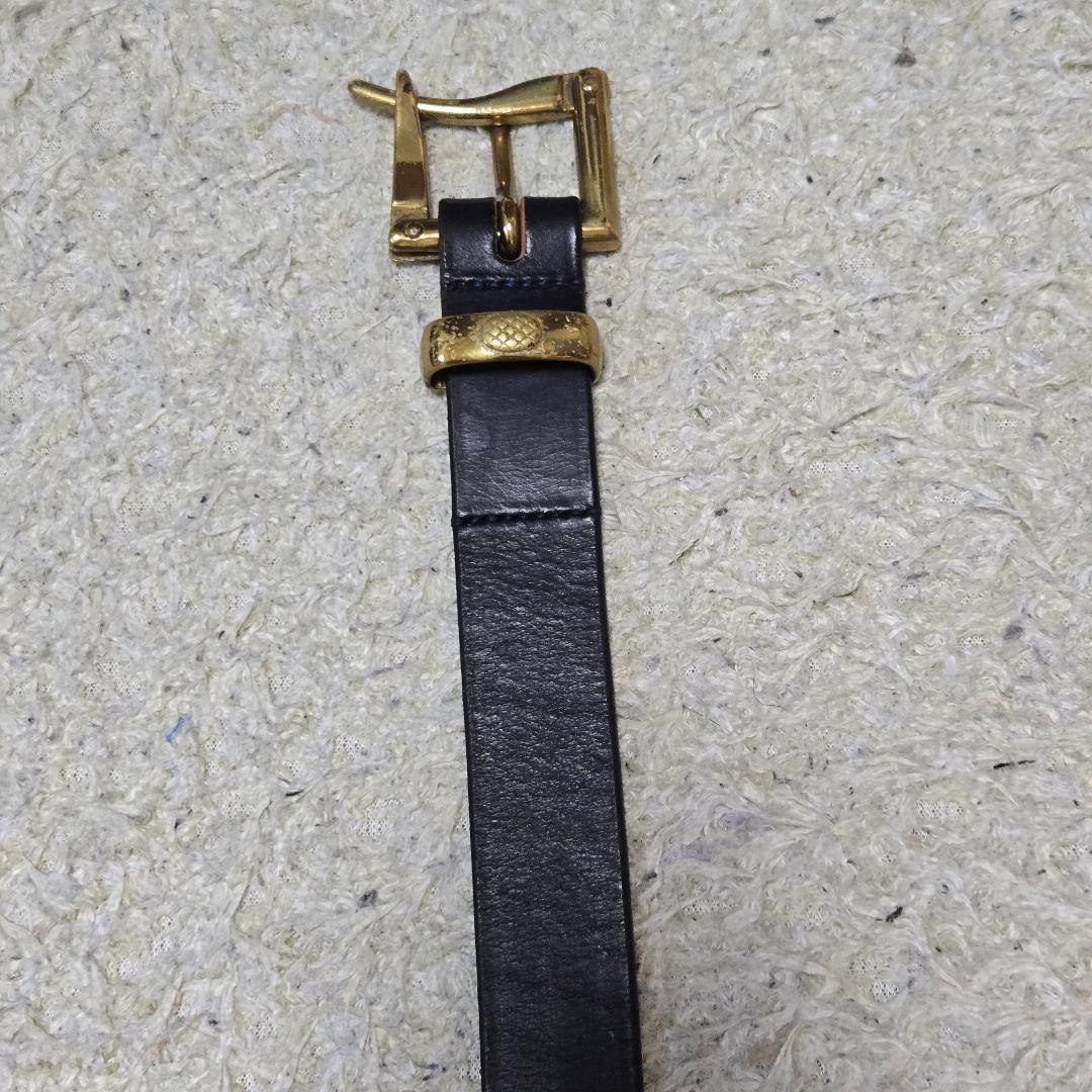 美品　Martin Faizey ブラック　金色　クイックリリースベルト　32