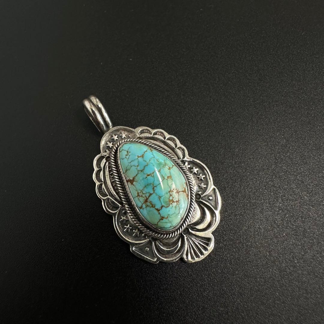 NAVAJO Gary reeves No.8 ターコイズ ペンダントトップ