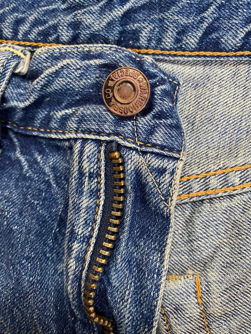 WAREHOUSE & CO. 2ND-HAND 1105 W30 デニムパンツ