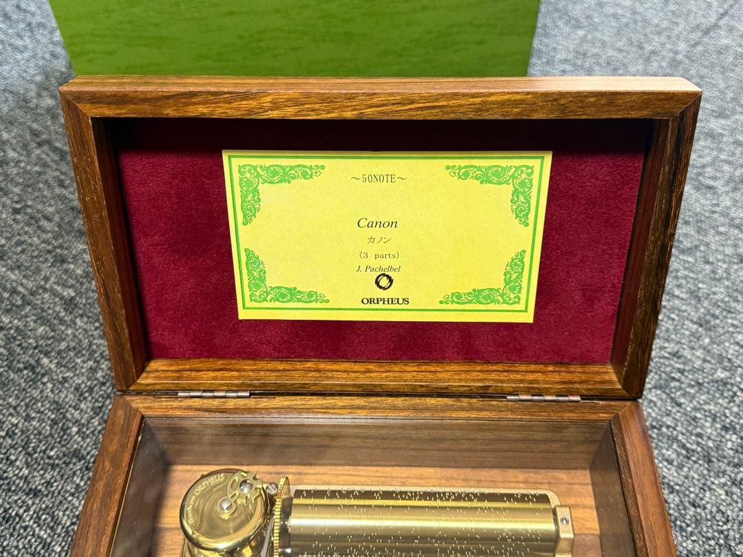 【極美品】 ORPHEUS オルゴール カノン 50弁 オルフェウス