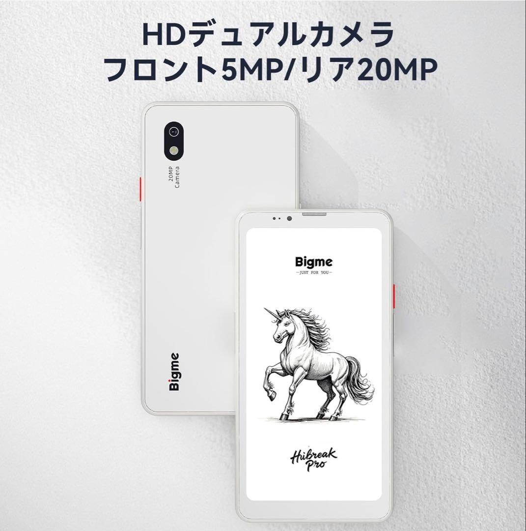 【ほぼ新品】 Bigme HiBreak Pro 6.13 インチ ホワイト 白