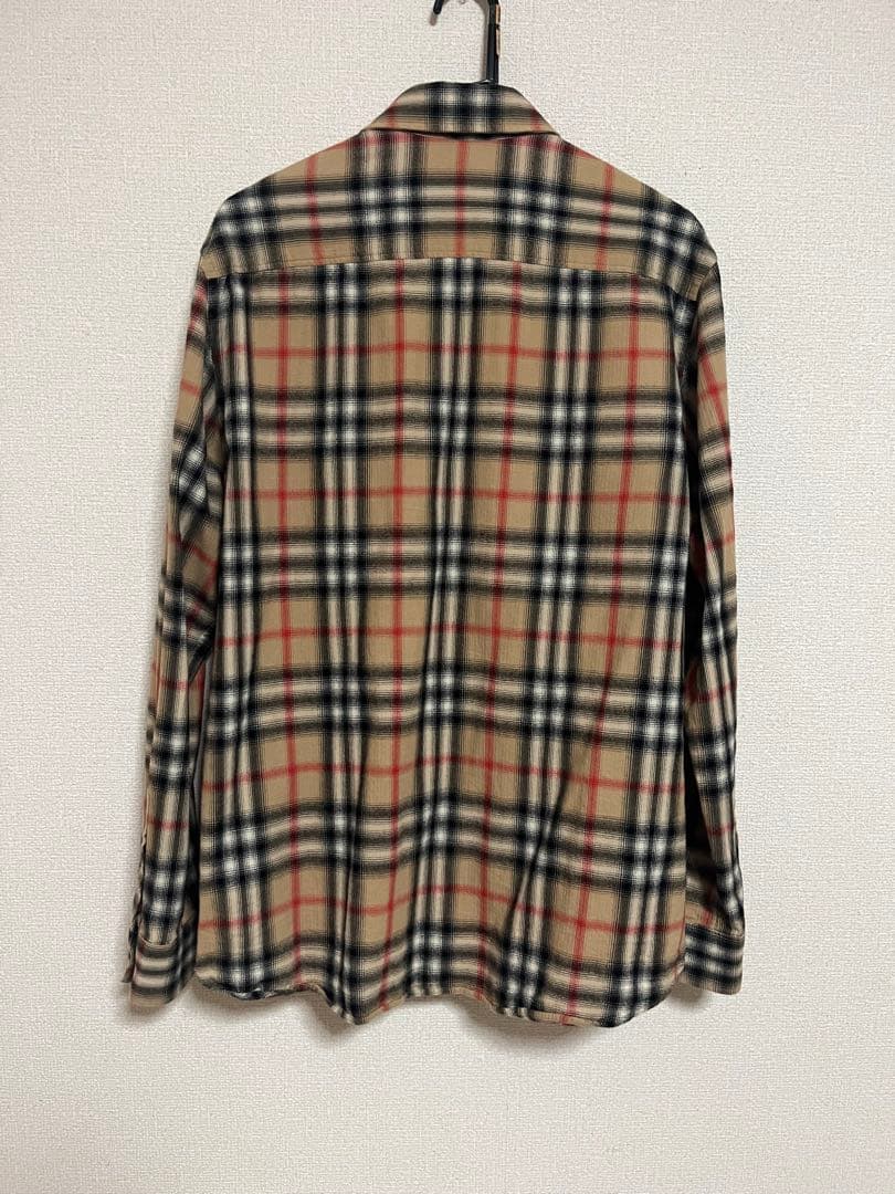 お*こ様 Burberry 21aw チェック長袖シャツ 180/96A Mサイ