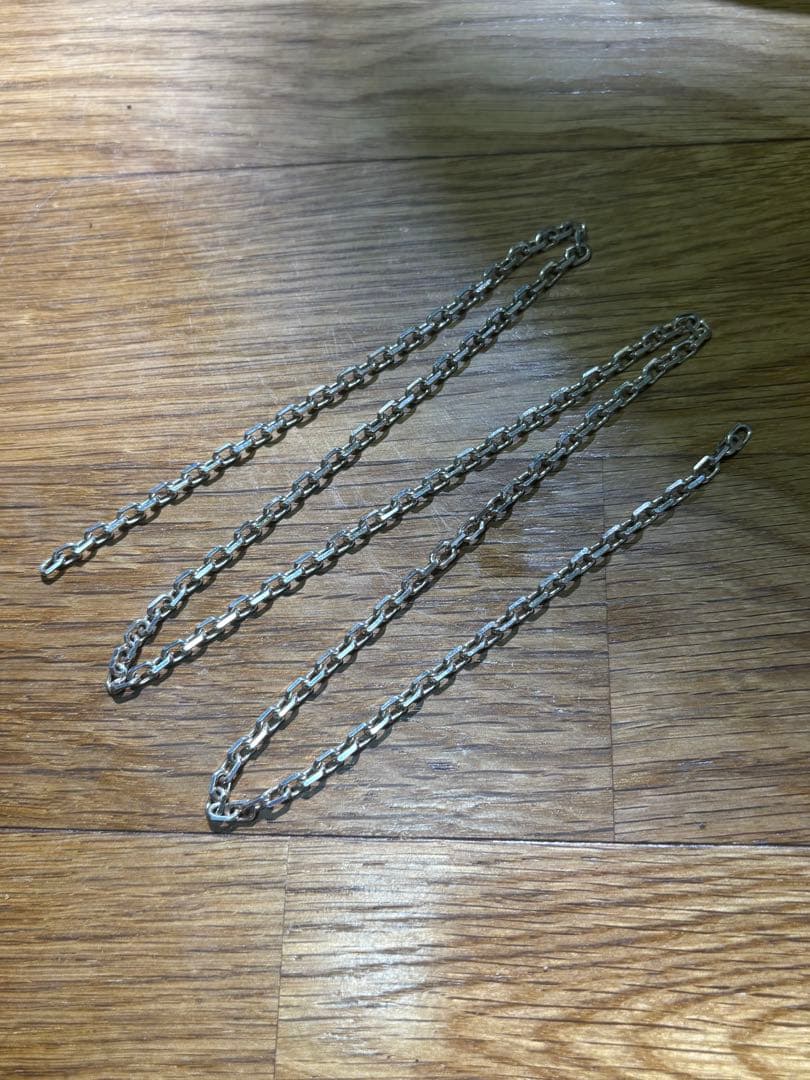 タッカーgoro's 太角ロングチェーンのみ(約70cm)SVチェーンのみ