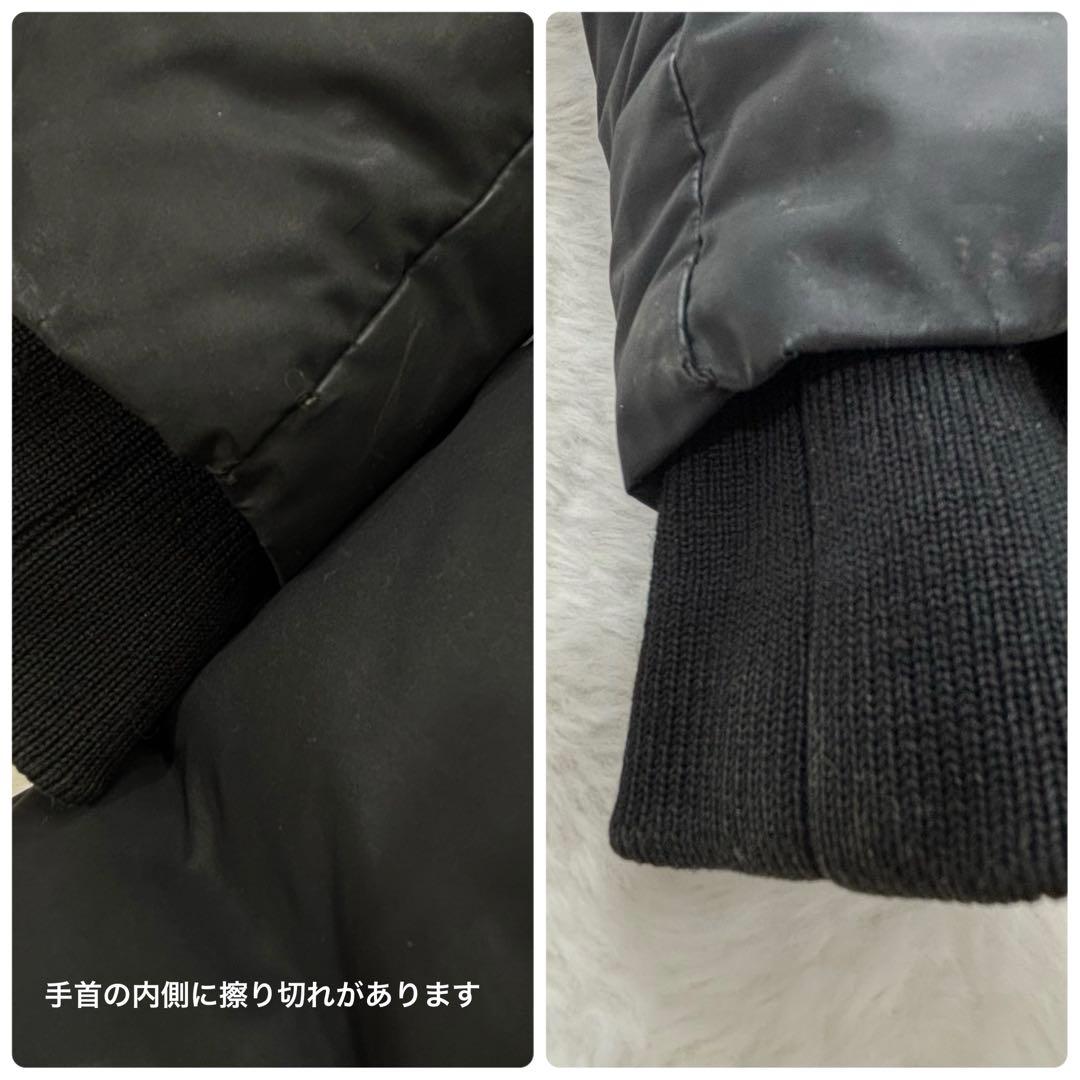 h*6様 マッカージュ　ダウンコート　レザー　ニット　KAY-NFR同型　ブラッ