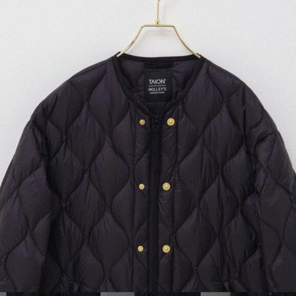試着のみタグあり　2025　別注TAION(ノーリーズ)ミドル丈ダウンジャケット