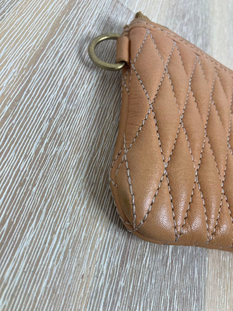 バックドロップ　BULLET ベージュ キャンバス 長財布