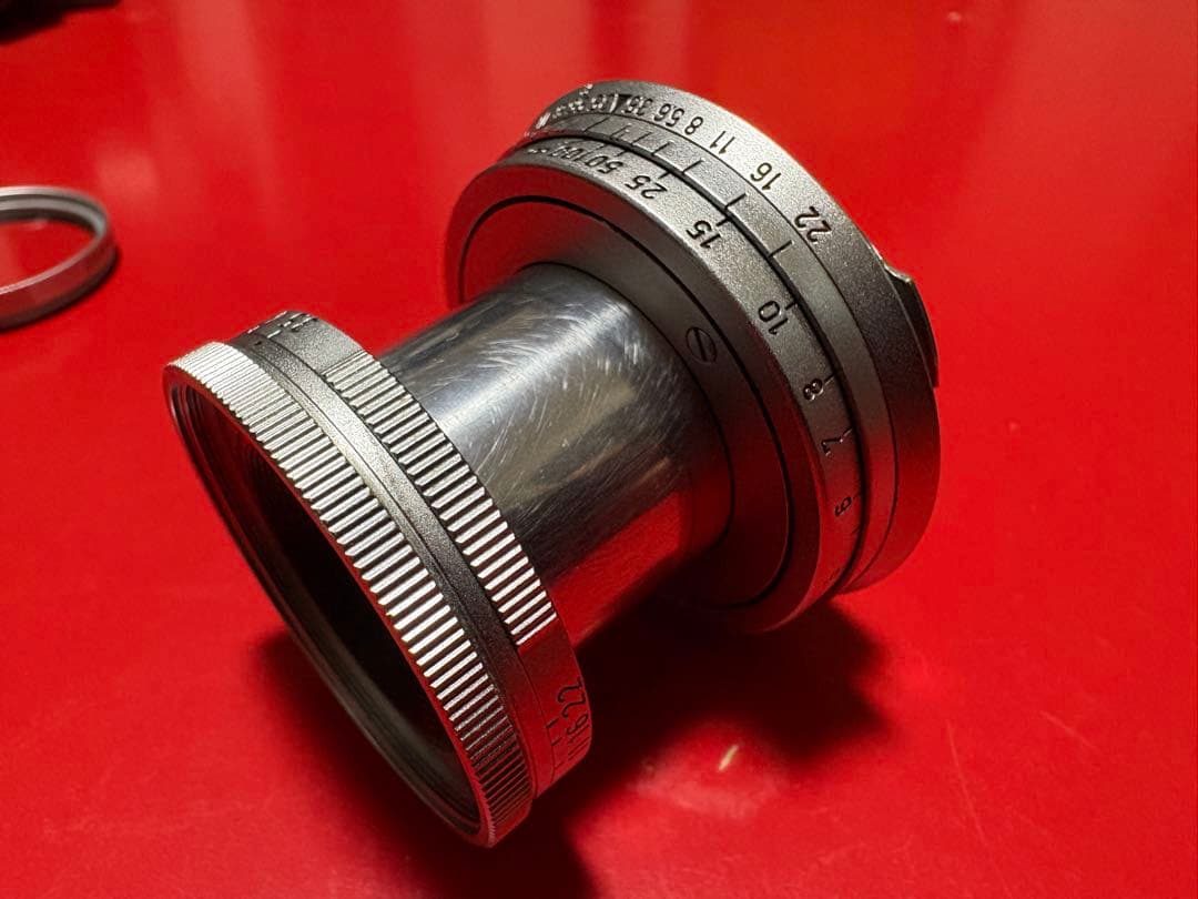 やや希少 Leica Elmar 50mm 5cm f3.5 OH Mマウント