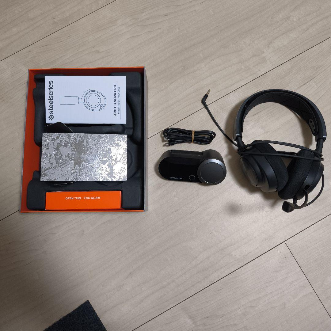SteelSeries Arctis Nova Pro　有線ヘッドセット　DAC