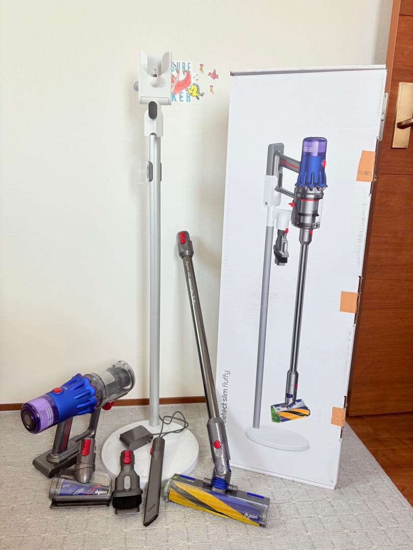 Dyson v12 detect slim fluffy スタンド付き