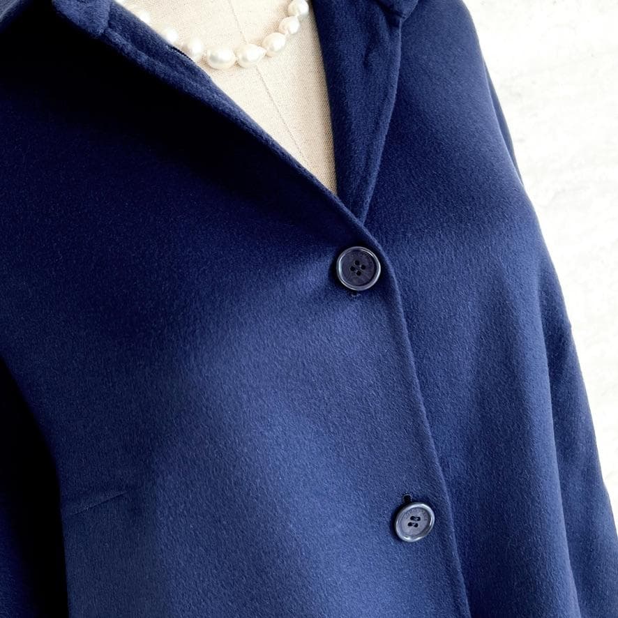 極美品★LOROPIANA★カシミヤ★レザー★ダブルフェイス★ジャケット★コート