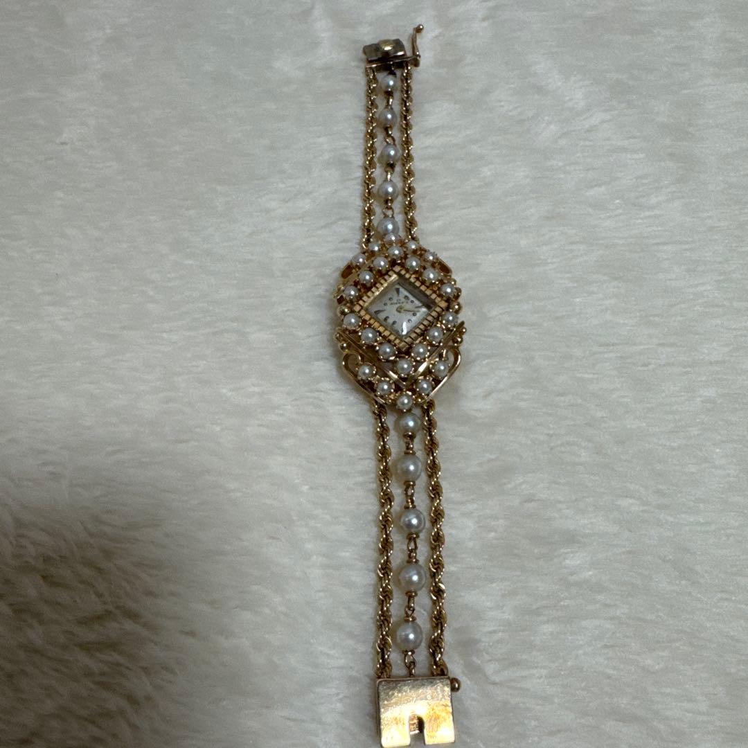 オメガ　レディース　アンティーク　14K 時計