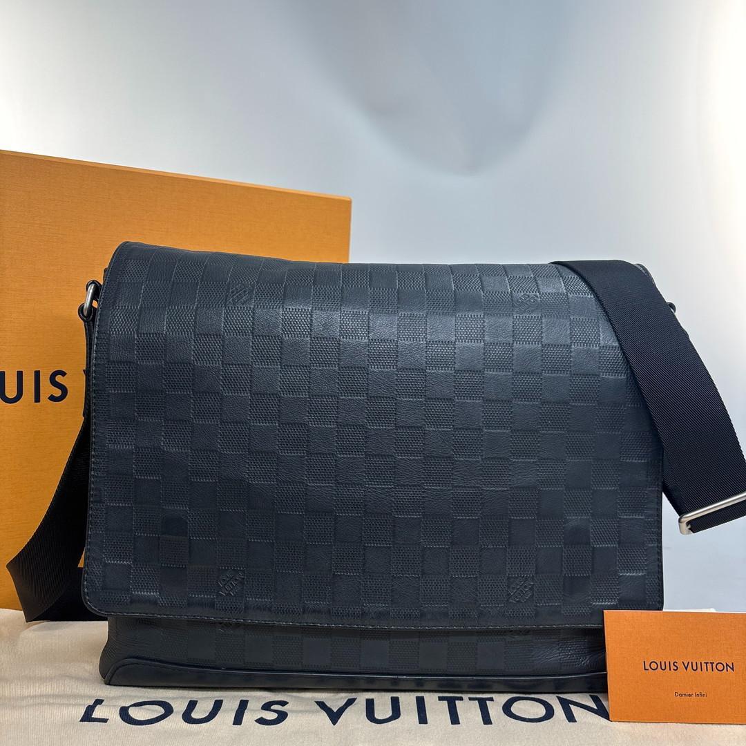超極美品/IC ルイヴィトン ダミエアンフィニ ディストリクト ショルダーバッグ