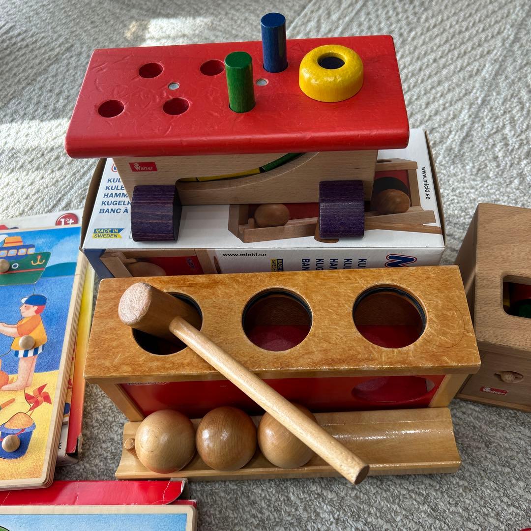 木のおもちゃセット　セレクタ社　ミッキィ社　など