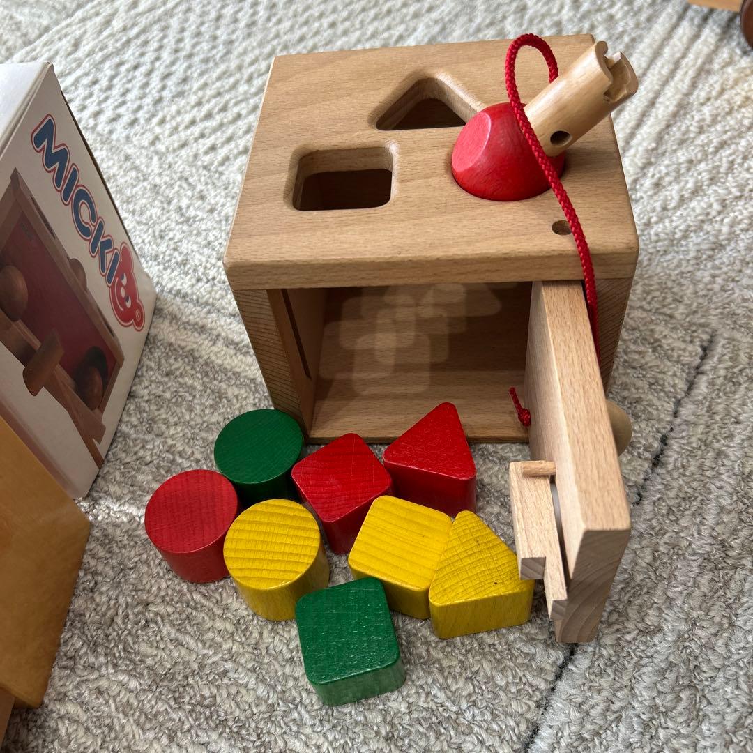 木のおもちゃセット　セレクタ社　ミッキィ社　など