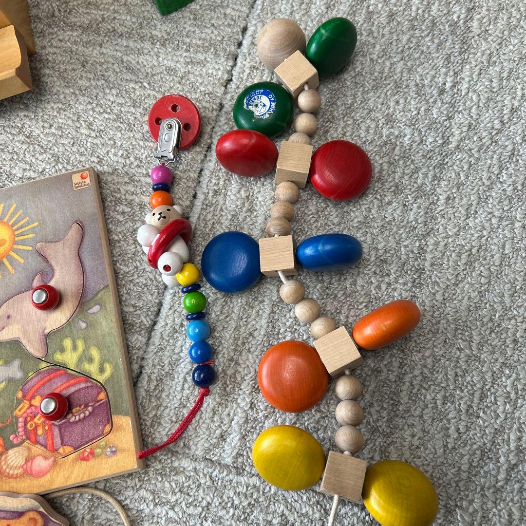 木のおもちゃセット　セレクタ社　ミッキィ社　など