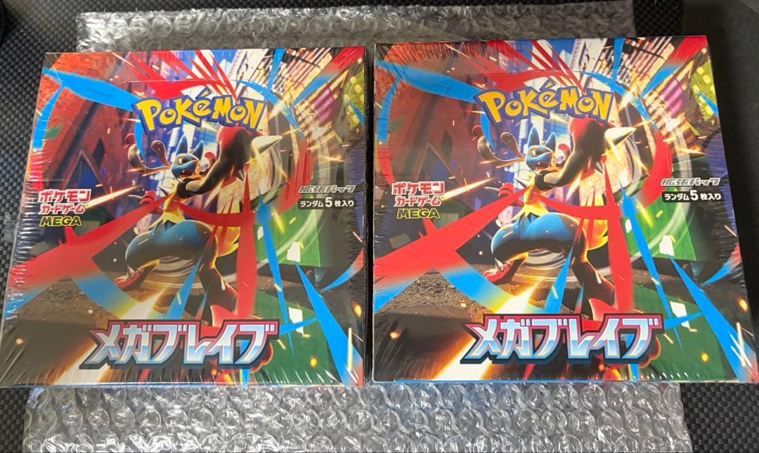 k*o様 ポケモンカード メガブレイブ 2BOX 新品未開封 シュリンク付き