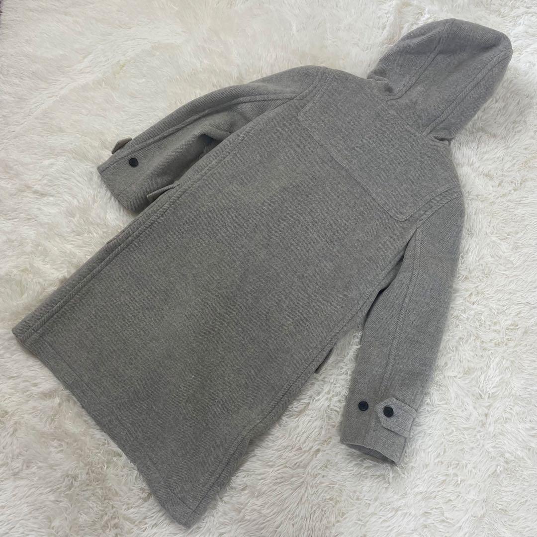 【極美品】　オールドイングランド　ダッフルコート　グレー　ヘリンボーン 36