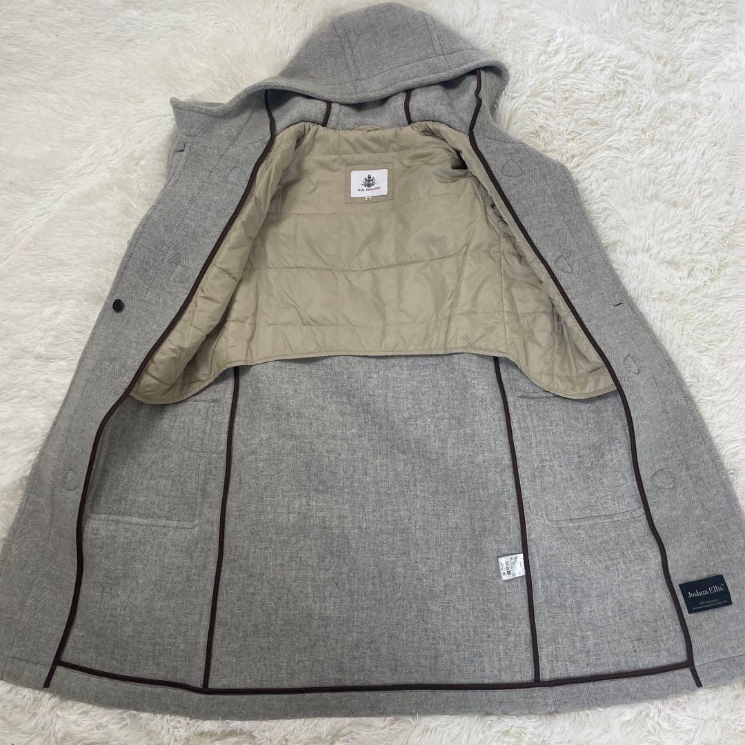 【極美品】　オールドイングランド　ダッフルコート　グレー　ヘリンボーン 36