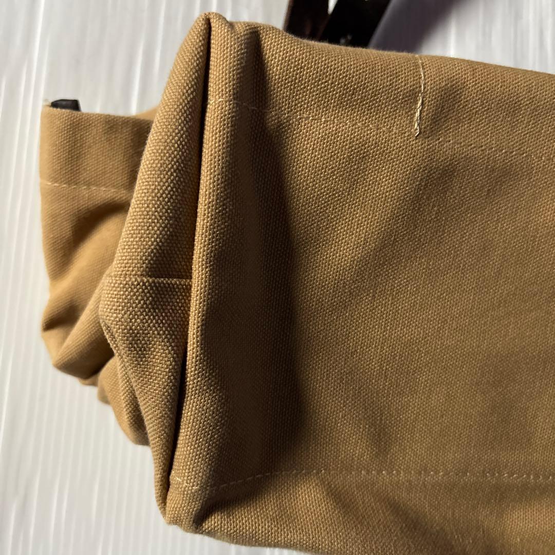 SLOW スロウ キャンバス ハンドルレザー トートバッグ