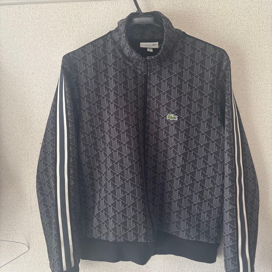 ラコステ パリ ジャカード ジップアップ トラックジャケット