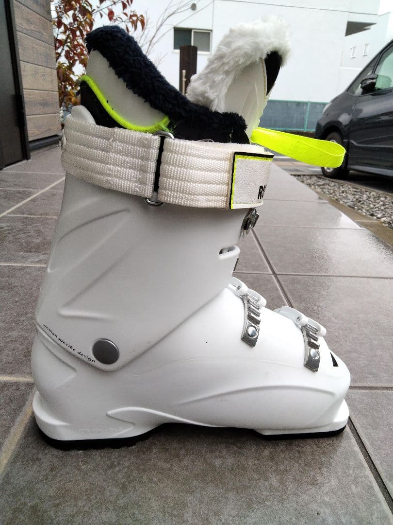 ROSSIGNOL 女性用スキーブーツ ホワイト/イエロー