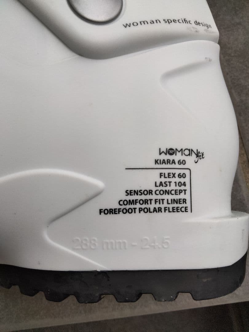 ROSSIGNOL 女性用スキーブーツ ホワイト/イエロー