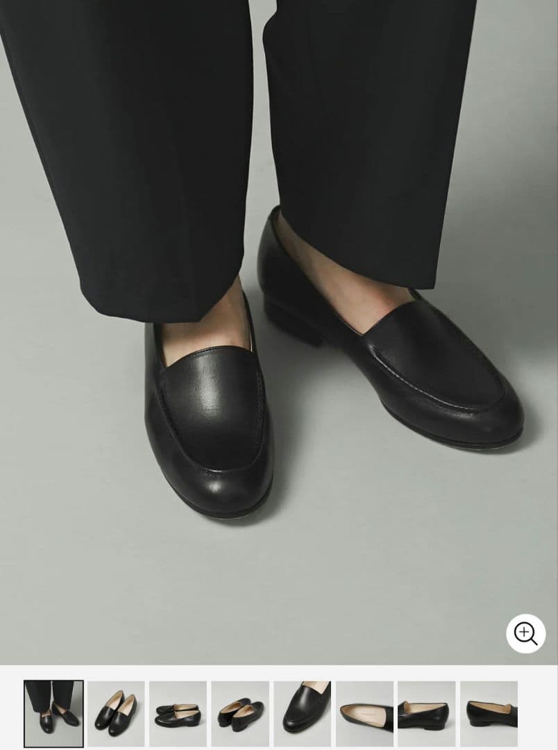 ビューティフルシューズ TOSHINOSUKE ブラックローファー 23.5cm