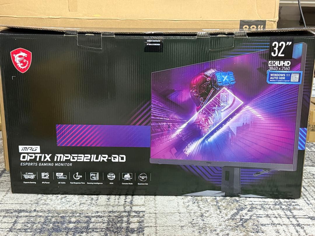 MSI OPTIX MPG321UR-QD 32インチ ゲーミングモニター