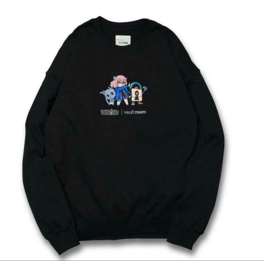 VAULTROOM HAPPY CREWNECK ブラック Lサイズ　【最安値】