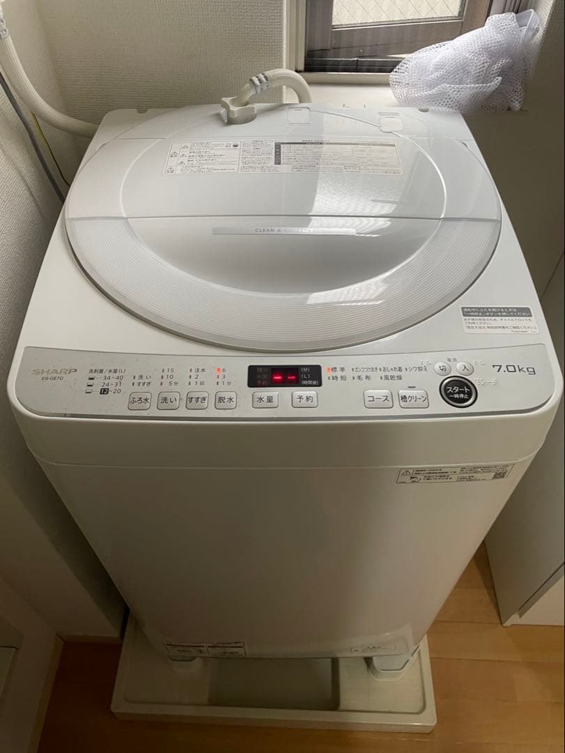 SHARP 全自動洗濯機7.0kg ES-GE7G
