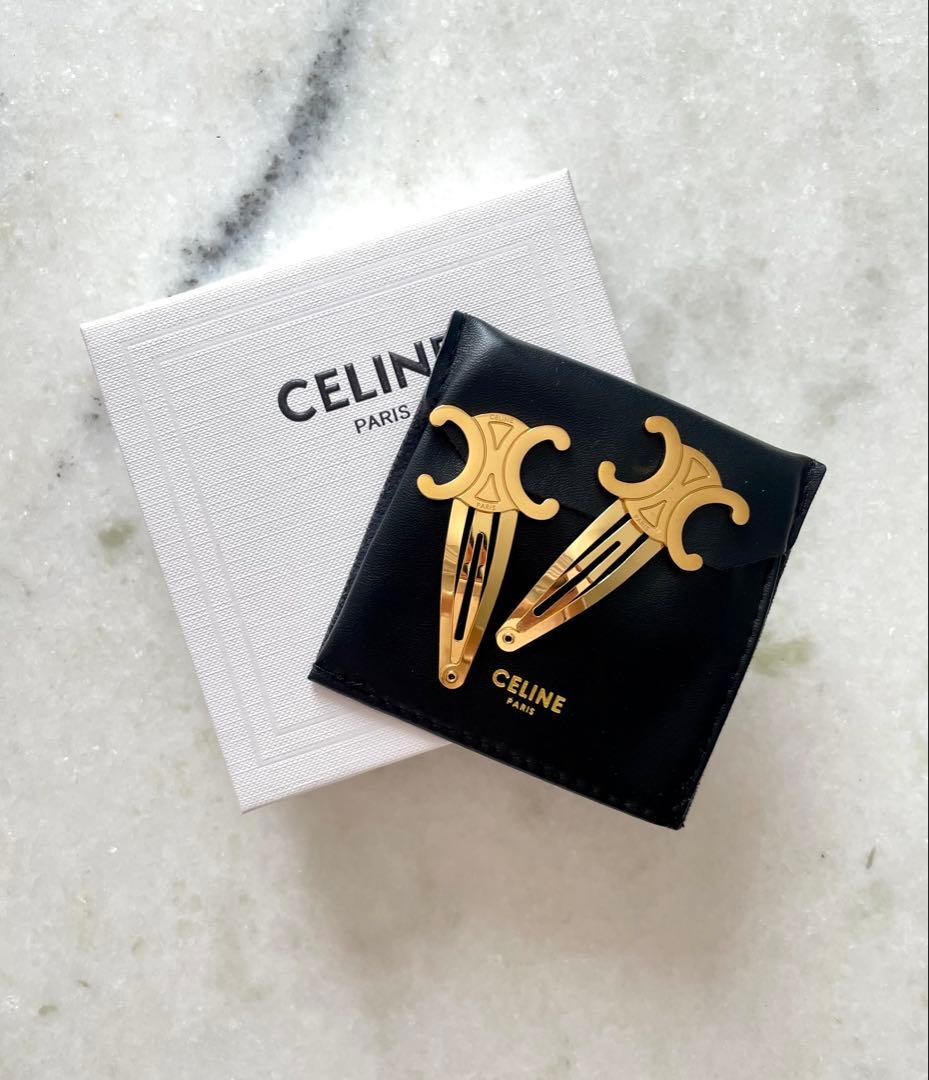 CELINE セリーヌ ゴールド ヘアピン セット