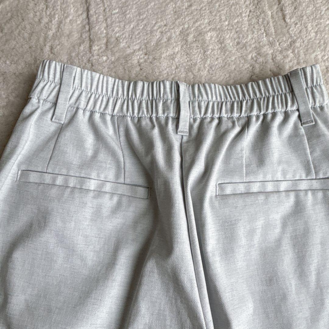 PLST綿麻混カラーレスパンツスーツ ジャケットMパンツS 春夏