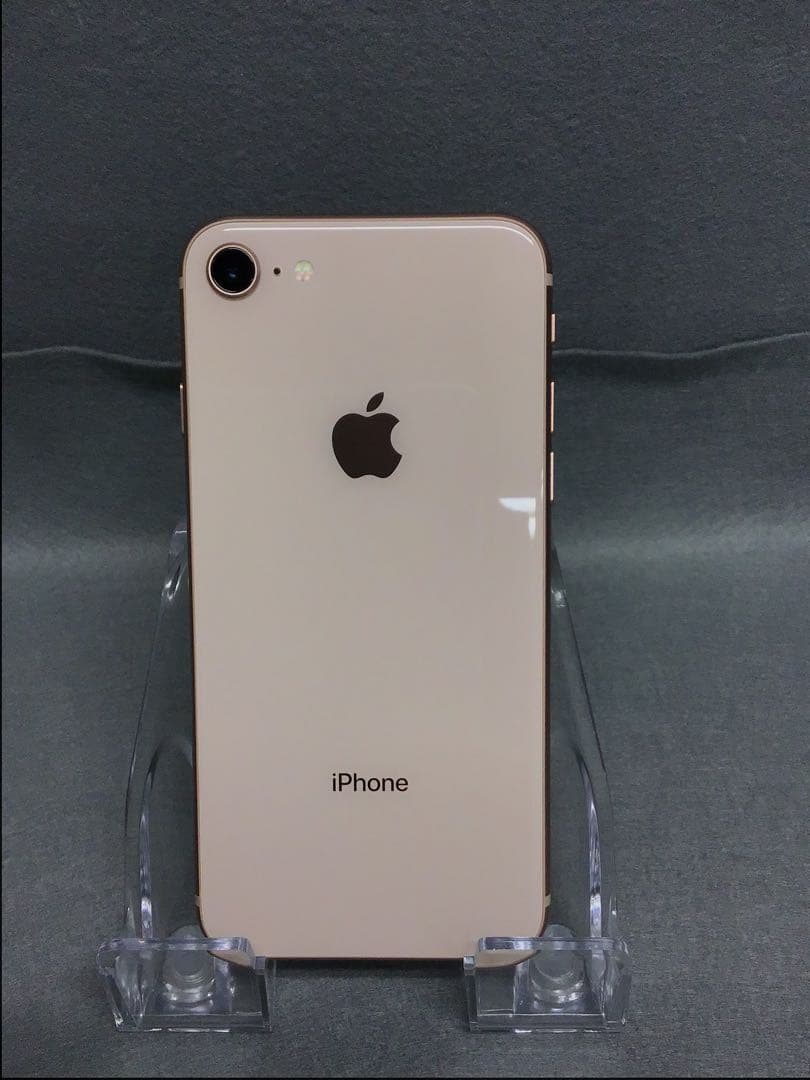 美品 国内版 SIMフリー iPhone8 64GB ゴールド色