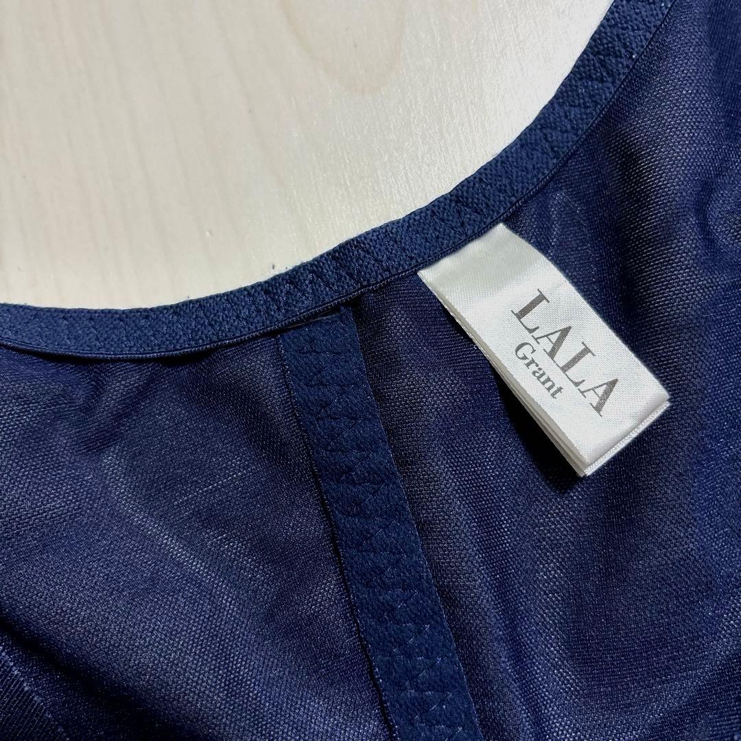 【美品】LALA ラピスラズリ　ボディスーツ 補正下着80L